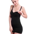 thumbnail image 1 of Chaleco superior de yoga para ejercicio sin mangas con espalda integrada y eslinga para lactancia para mujeres embarazadas, negro, XL, 1 of 6