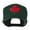 Green, variant on Canada's Maple Leaf Embroidered Cap - Black OSFM