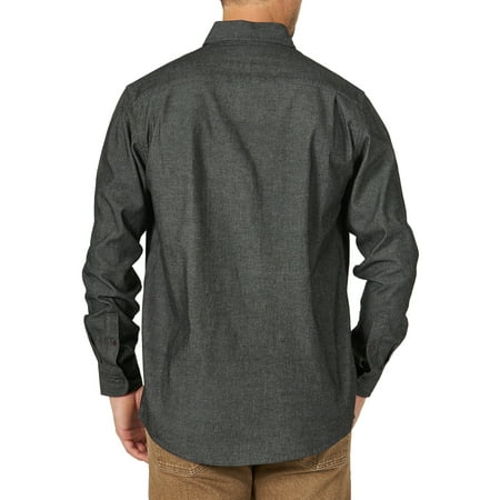 Wrangler - Wrangler Men's Long Sleeve Denim Shirt - Walmart.com ...