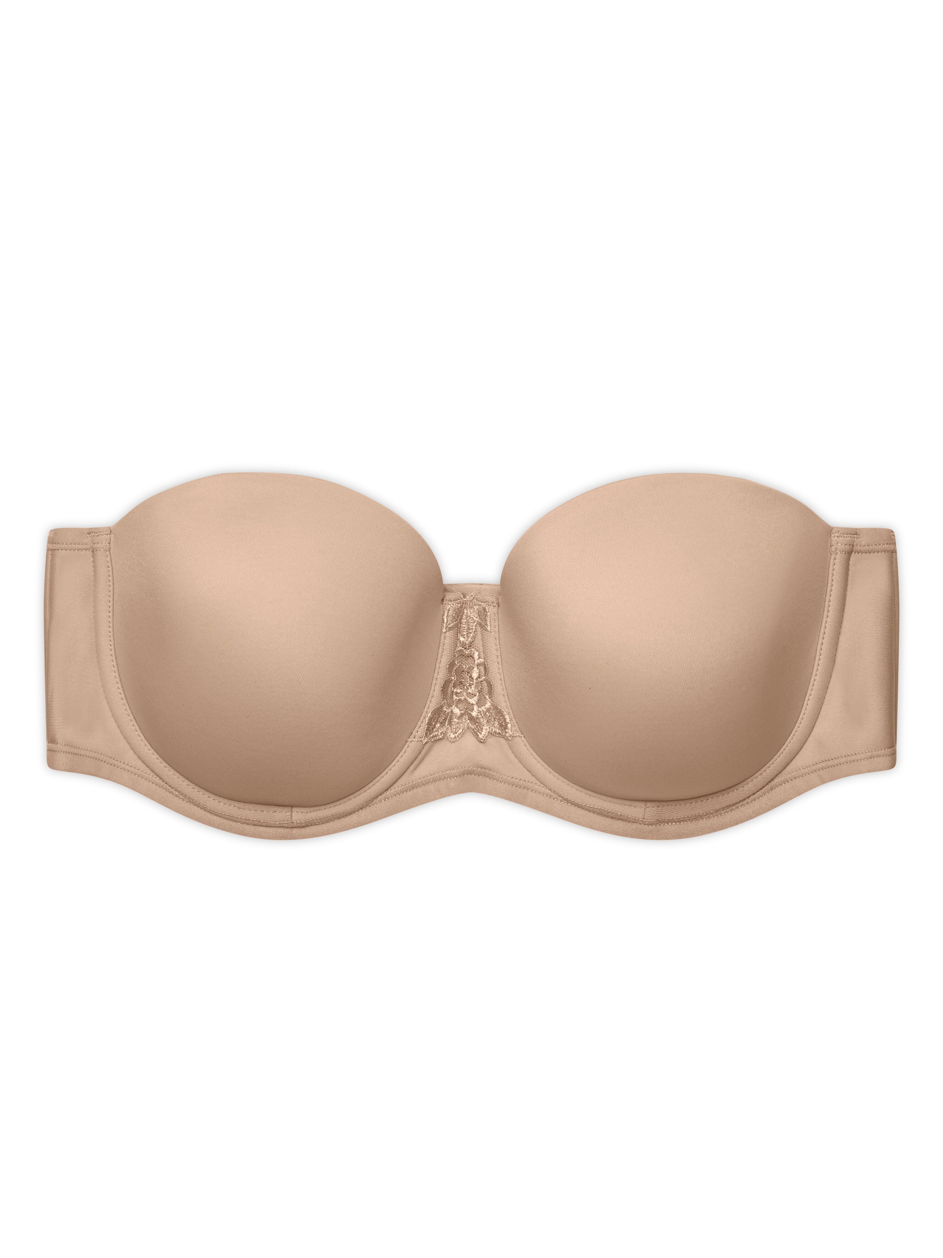 Vanity Fair Lingerie Women's Beauty Back Smoothing Underwire Strapless Bra, Style 74380