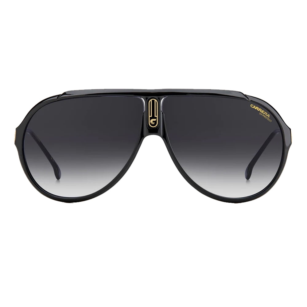 Carrera CA Endurance65/N Plastic Unisex Aviator Sunglasses Shiny Black 63mm Adult