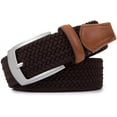 thumbnail image 3 of Woven Elastic Braided Belts Womens Stretch Belt Limitless Adjust Multicolored Golf Belts for Man 1 3/8 Fashion Casual, 3 of 3