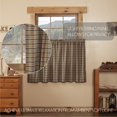 thumbnail image 4 of VHC Brands Rustic & Lodge Kitchen Window Curtains-Wyatt Tan Tier Pair, L36 x W36, 4 of 7
