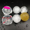 thumbnail image 3 of 4 moldes para bolas de hielo, bandeja redonda reutilizable para cubitos de hielo, herramienta de cocina, color aleatorio (L), 3 of 8