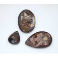thumbnail image 2 of Natural Septarian Gronates Cabochon Loose Gemstone 108.00 Cts 2 Pcs, 2 of 2