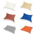 thumbnail image 4 of Rectangle Canopy Sun Shade Sail Water Resistant UV Block Patio Awning for Outdoor Garden;Rectangle Water Resistant Canopy Sun Shade Sail UV Block Patio Awning Garden, 4 of 6