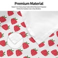 thumbnail image 5 of Picia Cartoon Strawberry Printed Flag ,Cartoon Strawberry Pattern Garden Flag Vertical Double,Yard Lawn Outdoor Decor 48x72", 5 of 9