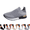 Gray, variant on Womens Sneakers Platform Fashion Slip On Walking Shoes Breathable Running Shoes Lightweight Casual Breathable Knit Mesh Low Top Gym Shoes Flat Non Slip Workout Shoes Play Sneakers Black