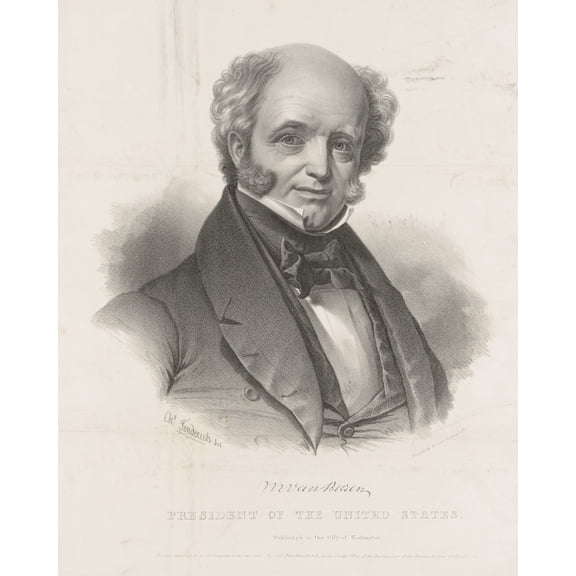 Print: M. Van Buren, President Of The United States, 1837