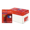 Navigator Premium Multipurpose Paper, 97 Brightness, 3-Hole Punch, 20lb, Ltr, WE, 5000/Ctn