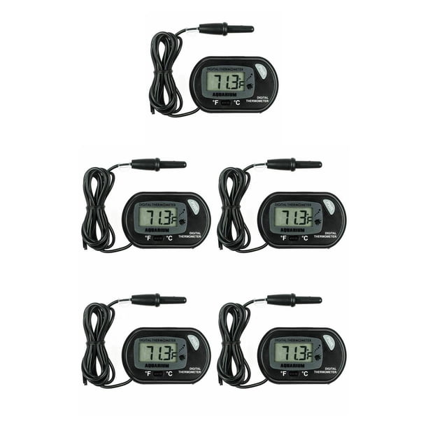Termómetro de acuario Methold -50 a 70 LCD Digital desmontable 1 PC