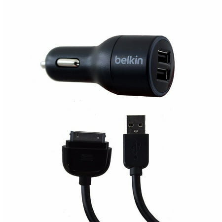 Belkin 4.2 Amp 2-Port Car Charger for Apple iPhone 4 (Best Level Tool App For Iphone)