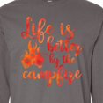 thumbnail image 4 of Inktastic Life's Better Campfire Long Sleeve T-Shirt, 4 of 5