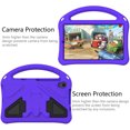 thumbnail image 2 of Kids-Friendly Case for Lenovo Tab P10 TB-X705F (2018),with Portable Handle & Kickstand,Shockproof EVA Foam Anti-Scratch Child Protector Tablet Case,Purple, 2 of 6