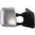 thumbnail image 5 of Kool Vue Towing Mirror Compatible With 2004-2015 Nissan Titan Right Passenger Side Heated w/ Blind Spot Corner Glass Chrome, 5 of 11