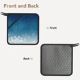 thumbnail image 2 of Sikiie Christmas Snowflakes Pot Holders Kitchen Insulation Mats Heat Resistant Pot-Holder Oven Anti-Scald Pads for Cooking Baking, 7.1*7.1inch, 2 of 8