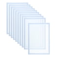 thumbnail image 1 of Unique Bargains Magnetic Sign Holder 8.5 x 11, 10 Pack Magnetic Display Frame A4 Magnetic Picture Frame for Refrigerator, White, 1 of 7