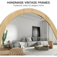 thumbnail image 4 of Makeup Table Mirror - Desk Mirrors 360 Adjustable Rotation,Wood Framed Small Standing Mirror for Bedroom,Tabletop,Office,Antique,Dresser,Countertop 11.8'' x 7.8'', 4 of 16