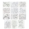 thumbnail image 5 of Tablero de dibujo de acuarela con lienzo de madera creativo para niños, para practicar el dibujo y colorear grafiti, 5 of 5