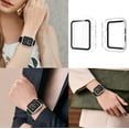 thumbnail image 7 of For Apple Watch Series 3 / 4 / 5 / 6 / SE Case, Njjex [1-Pack] Ultra Slim Thin Bumper Full Coverage Matte Hard Cover for iWatch Series SE 6 5 4 3 2 38 40 42 44mm -White, 7 of 7