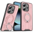 thumbnail image 1 of For Xiaomi Redmi Note 14 4G (163.25mm) Case Compatible with MagSafe Rotating Ring Kickstand PC + TPU, 1 of 5