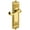 Lifetime Brass, variant on Grandeur Winnew_Psg_238 Windsor Solid Brass Rose Right Handed Passage Door Lever Set -