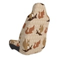 thumbnail image 2 of Honeii Squirrel nut backgrounds Print Car Seat Cover,Car Interior Covers,Universal Fit Seat Protector, Compatible with Most Cars, SUVs, Trucks, and Vans, 2 of 5