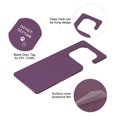 thumbnail image 3 of Uxcell 9.84" Door Hanger Sign Acrylic Sign DIY Blank Door Tag for Home Office Purple, 3 of 6
