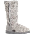 thumbnail image 2 of Women's MUK LUKS Liza Slipper Boot Light Grey Acrylic 6 M, 2 of 6