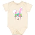 thumbnail image 3 of Inktastic Floral Easter Bunny Face Boys or Girls Baby Bodysuit, 3 of 5