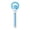 Blue, variant on Water Wand, Firework Water Gun, Summer Gadgets, Pastel Pink Purple Princess Magic, Crown Star Bow Decor Handheld Water Blaster Toy, Pool Beach Backyard Outdoor Party Summer Play Gift for Kids Ages 3+