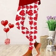 thumbnail image 2 of Leggings for Women Women's Valentine's Casual Printed Yoga Pants Elastic Soft Comfortable Slim Fit Leggings Pink L, 2 of 4