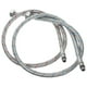 thumbnail image 1 of EeaseMX Manguera de agua potable de acero inoxidable, flexible y resistente, conector de entrada para grifo de agua caliente y fría, para fregadero de cocina, baño y hogar (80 cm), 1 of 7