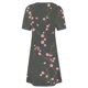 thumbnail image 4 of Vestido Corto para las Mujeres Cuello Redondo Manga Corta Impresa Suéter, Moda Casual Estilo Línea, 4 of 5