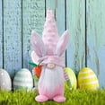 thumbnail image 4 of Gkeoshab Desktop Ornament Easter Decorations Creative Cute Rabbit Ears Forest Man Doll Pendant Rabbit Party Atmosphere Decoration Arrangement Home & Garden, 4 of 6