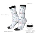 thumbnail image 4 of Fuzoiu Sea Animals Print Athletic Crew Socks for Men & Women,Casual Crew Socks,Above Ankle Crew Socks for Business, Casual, 4 of 6