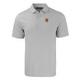 thumbnail image 2 of Men's Cutter & Buck  Gray/White Tuskegee Golden Tigers Forge Eco Double Stripe Stretch Recycled Polo, 2 of 3