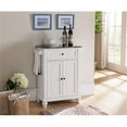 thumbnail image 1 of KB K04-WH 34 x 28 x 15 in. Kitchen Island - White, 1 of 1