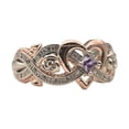thumbnail image 2 of CNKOO Jewelry Ring Copper Color Separation Inlaid Zircon Ring Fashion Trend Ring Jewelry, 2 of 7