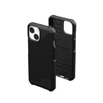 UAG iPhone 15 Plus Case 6.7" Metropolis LT Kevlar Black Built-in Magnet Compatible with MagSafe Charging Rugged Military Grade Dropproof Protective Cover by URBAN ARMOR GEAR