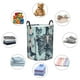 thumbnail image 4 of Balery Butterflies Skull Bows Cesta de ropa redonda con asas, impermeable, independiente, para ropa, juguetes, dormitorio y familia-Medium, 4 of 6