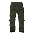 thumbnail image 4 of Pantalones Cargo Match para Hombre Salvaje Verde Ejército Oscuro Talla 42, 4 of 6
