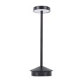 thumbnail image 4 of Lámpara de mesa LED recargable 2000 mAh Batería inalámbrica Funciona con batería Mesilla de noche de metal USB C Lámpara de escritorio Portátil 3 modos Regulable Negro, 4 of 10