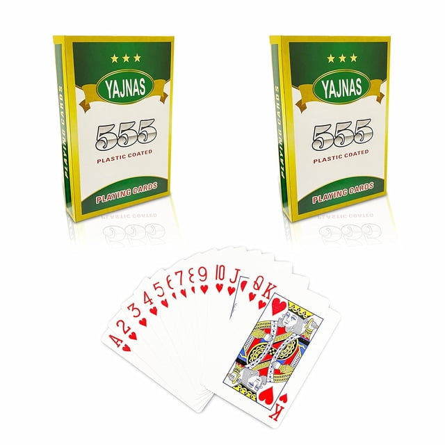 Yajnas Playing Cards Multicolour Set Of 2 | For Adult - Decks Pocker Card, Rummy Playing Card Decks | High-Grade & Long-Lasting Poker Cards | Playing Cards Are Highly Durable & Long-Lasting