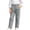 Gray, variant on Boys Dress Pants with Pockets Elastic Waist Casual Straight Leg Regular Fit Kids Chino Pants School Uniforms Blue 6-14