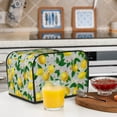 thumbnail image 5 of KLL Lemon Seamless Pattern Oil Painting Effect Print 4 Slice Toaster Dust Covers Kitchen Small Appliance Cover with 2 Pockets,Can hold Jam Spreader Knife & Toaster Tongs (12.4 x 10.6 x 8.2), 5 of 6