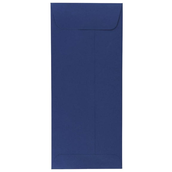 JAM Paper #10 Policy Envelopes, 4.1x9.5, Dark Blue, 25/Pack