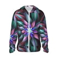 thumbnail image 2 of Lsque Colored Abstract UPF 50+ Lightweight Sun Protection Men's Women's Long Sleeve Shirt, Hoodie Performance -Small, 2 of 9