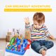 thumbnail image 1 of Juego educativo Montessori de coches de carreras para niños juego interactivo Tmvgtek de aventura mental pista de tren, 1 of 9