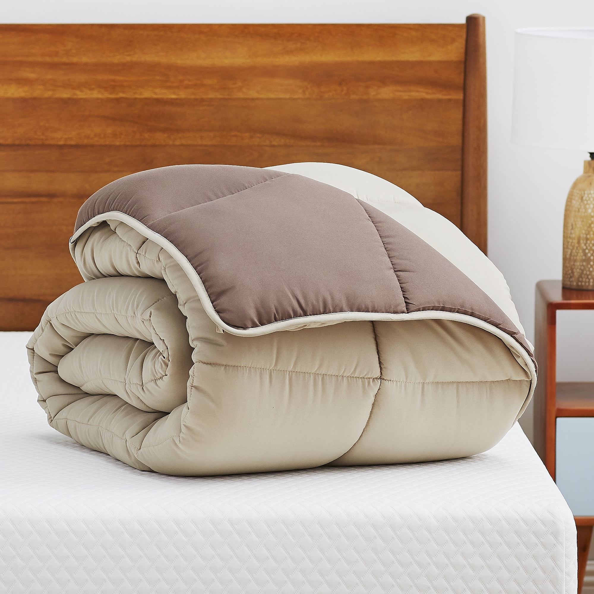 Linenspa Reversible Hypoallergenic Down Alternative Comforter - Twin